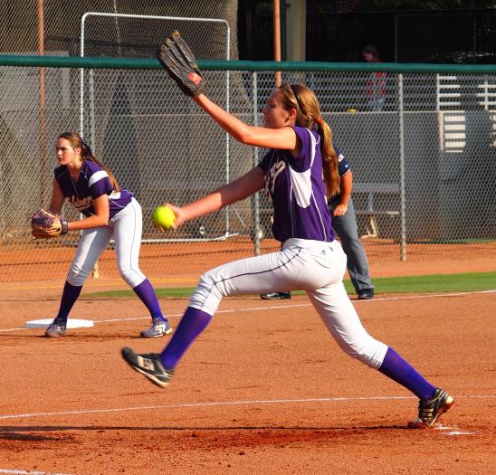 Shiner pitcher Ashley Shimek threw a two-hit shutout in the state finals.