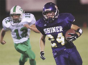 Shiner running back D.J. Pustka