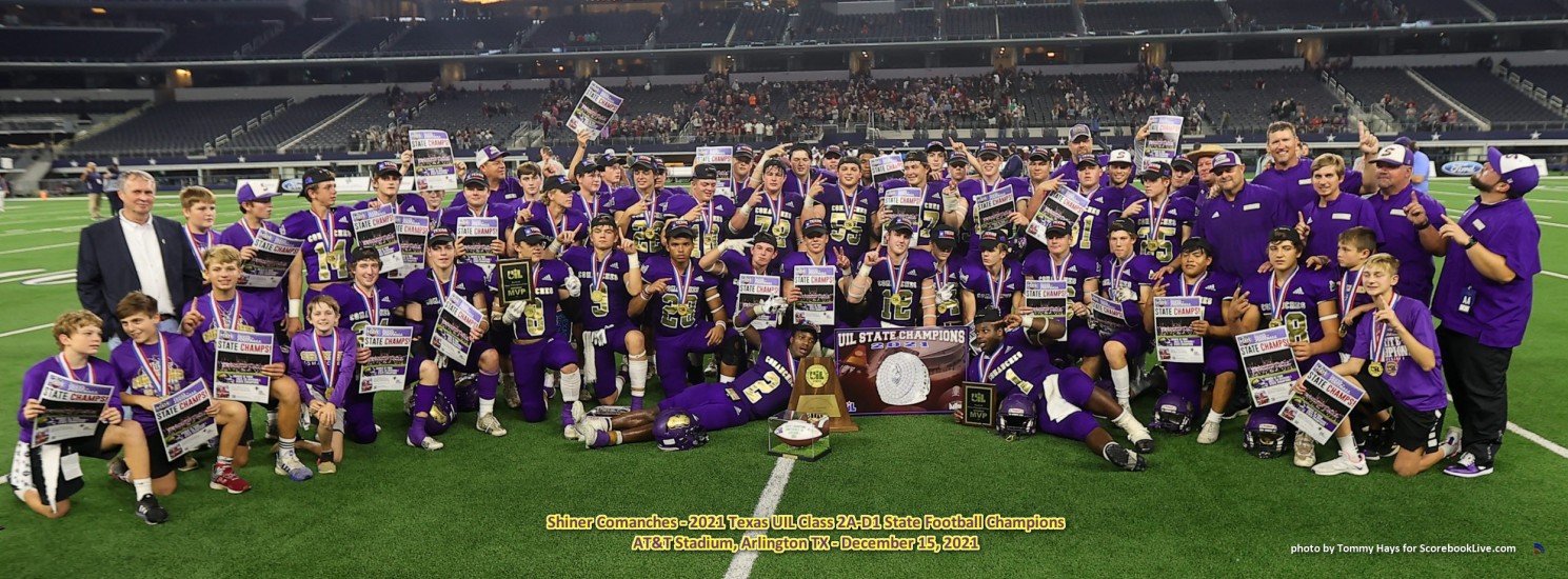 Shiner Comanches - 2021 Class 2A-D1 State Football Champions