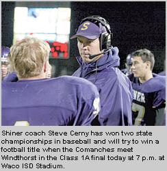 Shiner Head Coach Steve Cerny